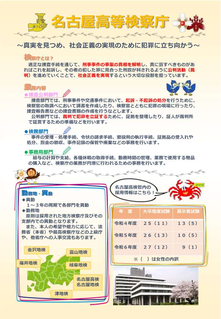 官庁ガイド:検察庁